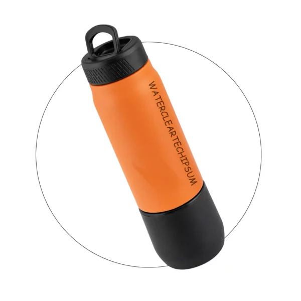 The Flask – 8 oz Bottle with Removable Shot Glass